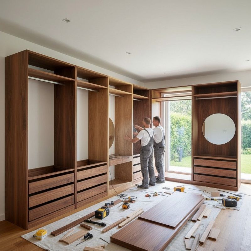 Built In Desk Installation in Greensboro, NC