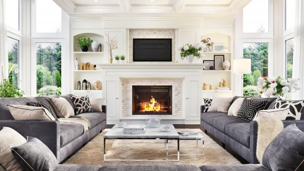 Fireplace Bookcase Install